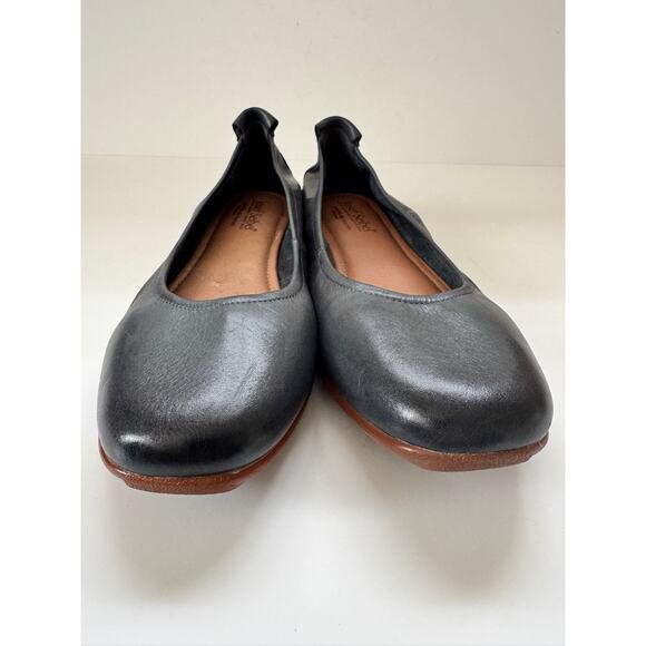 Josef Seibel Women’s Leather Flats EU40 Black Ballet Slip-On Comfort Shoes - Picture 9 of 9